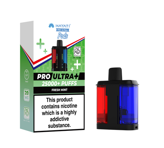 HAYATI PRO ULTRA PLUS PODS FRESH MINT 25000 Puffs