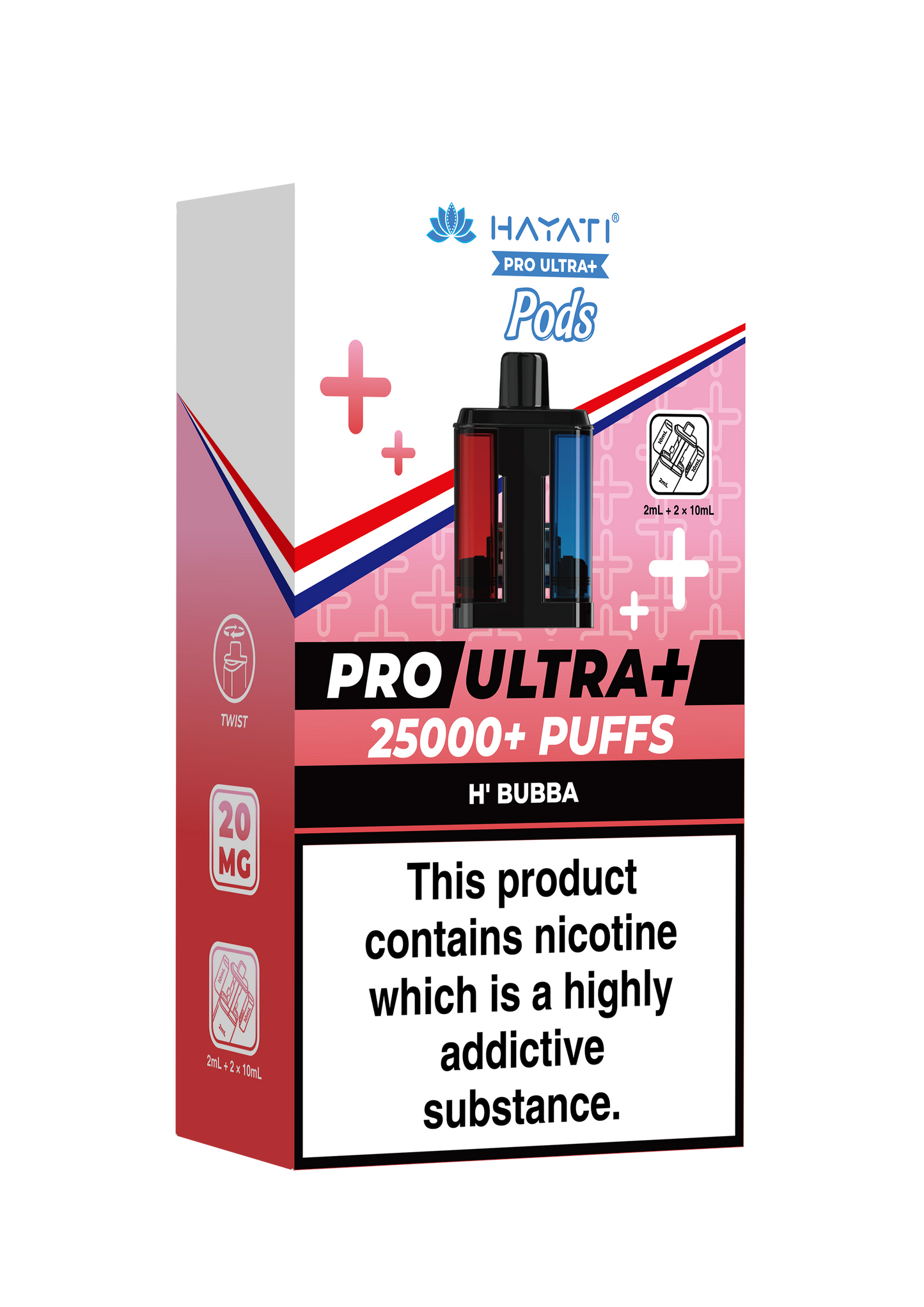HAYATI PRO ULTRA PLUS PODS H'BUBBA 25000 Puffs