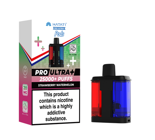 HAYATI PRO ULTRA PLUS PODS STRAWBERRY WATERMELON 25000 Puffs