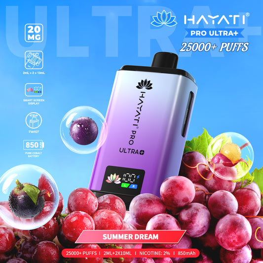 HAYATI PRO ULTRA PLUS KIT SUMMER DREAM 25000 Puffs