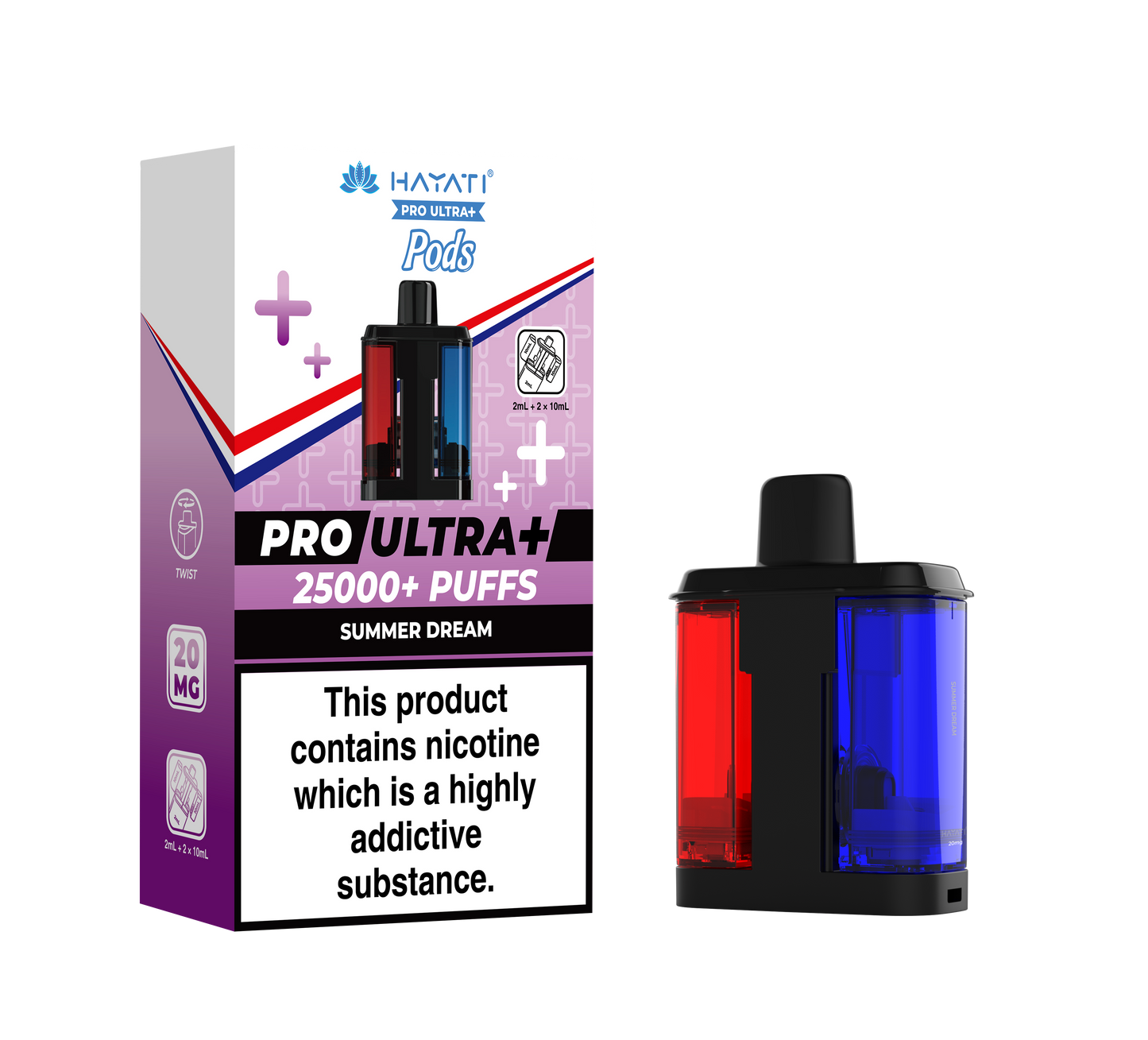HAYATI PRO ULTRA PLUS PODS SUMMER DREAM 25000 Puffs