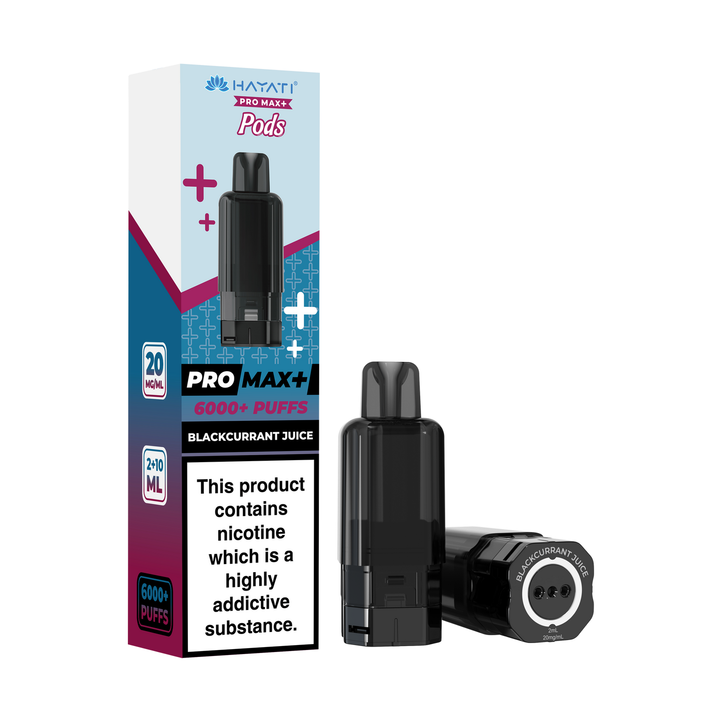 HAYATI PRO MAX+ POD BLACKCURRANT JUICE Refill Replacement Pod