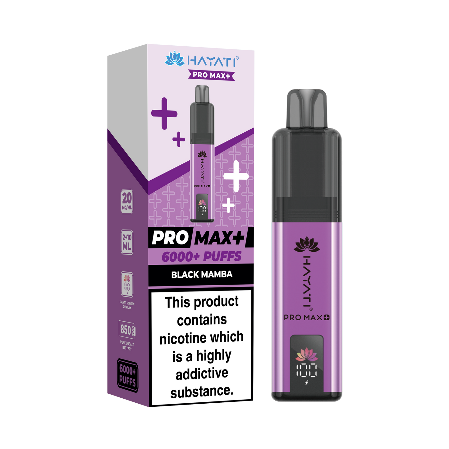 HAYATI PRO MAX PLUS KIT BLACK MAMBA 6000+Puffs