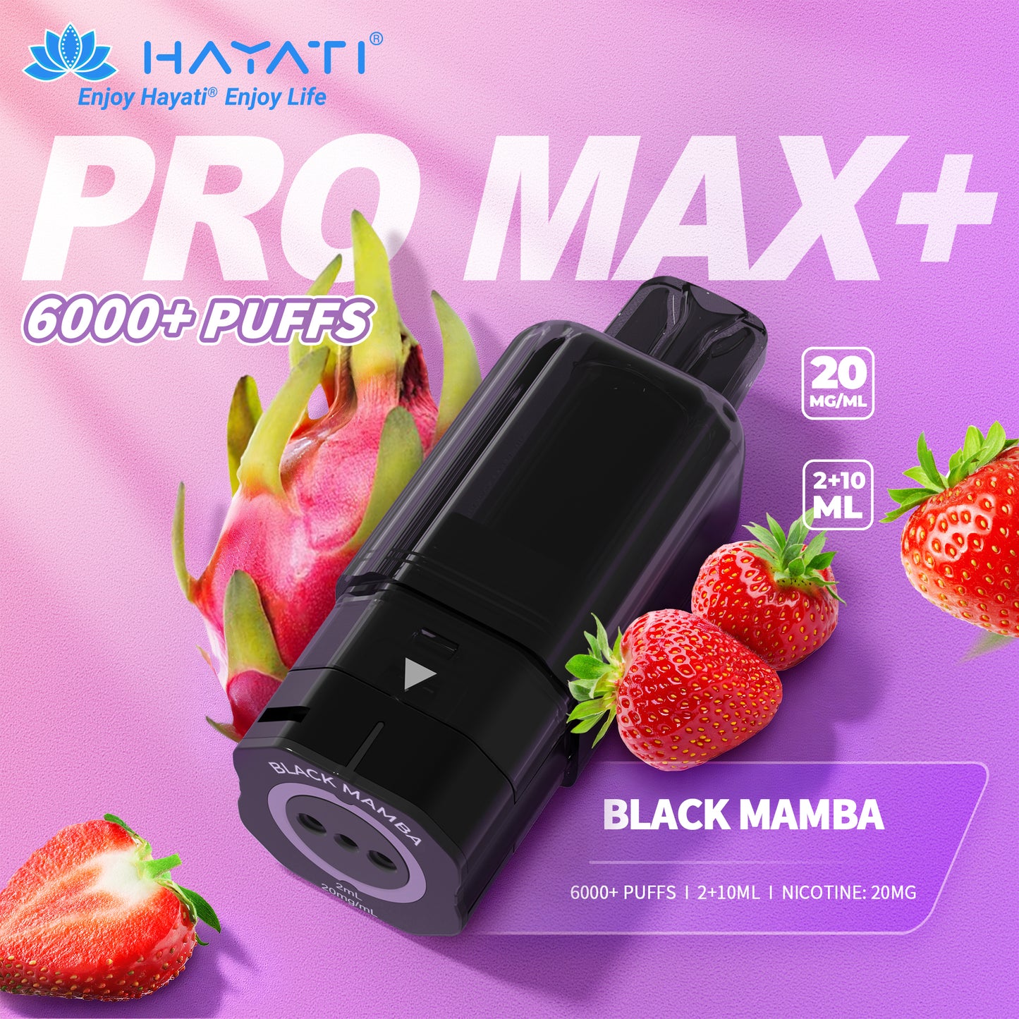 HAYATI PRO MAX+ POD BLACK MAMBA Refill Replacement Pod