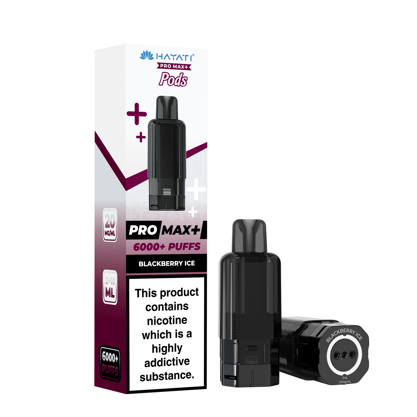 HAYATI PRO MAX+ POD BLACKBERRY ICE Refill Replacement Pod