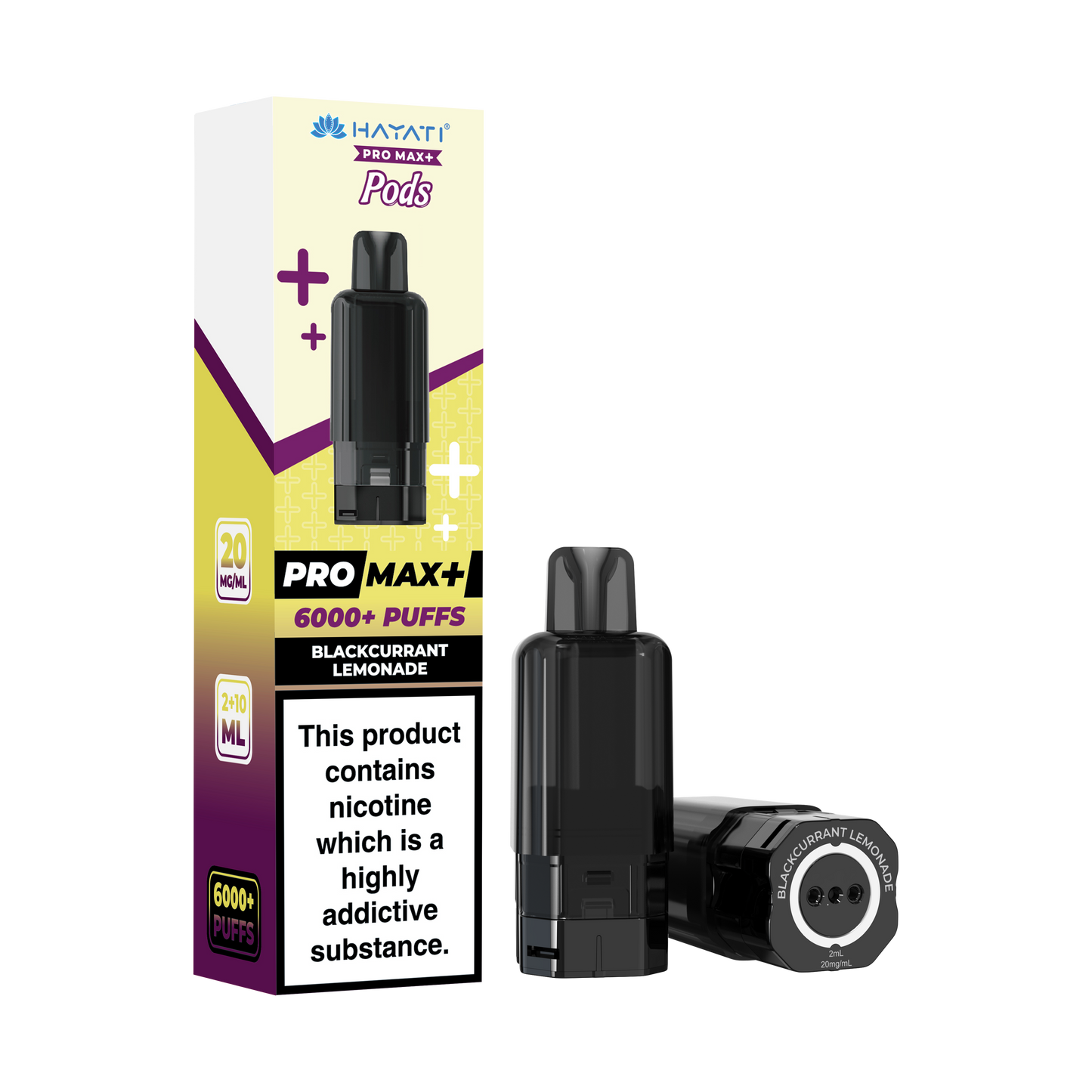 HAYATI PRO MAX+ POD BLACKCURRANT LEMONADE Refill Replacement Pod