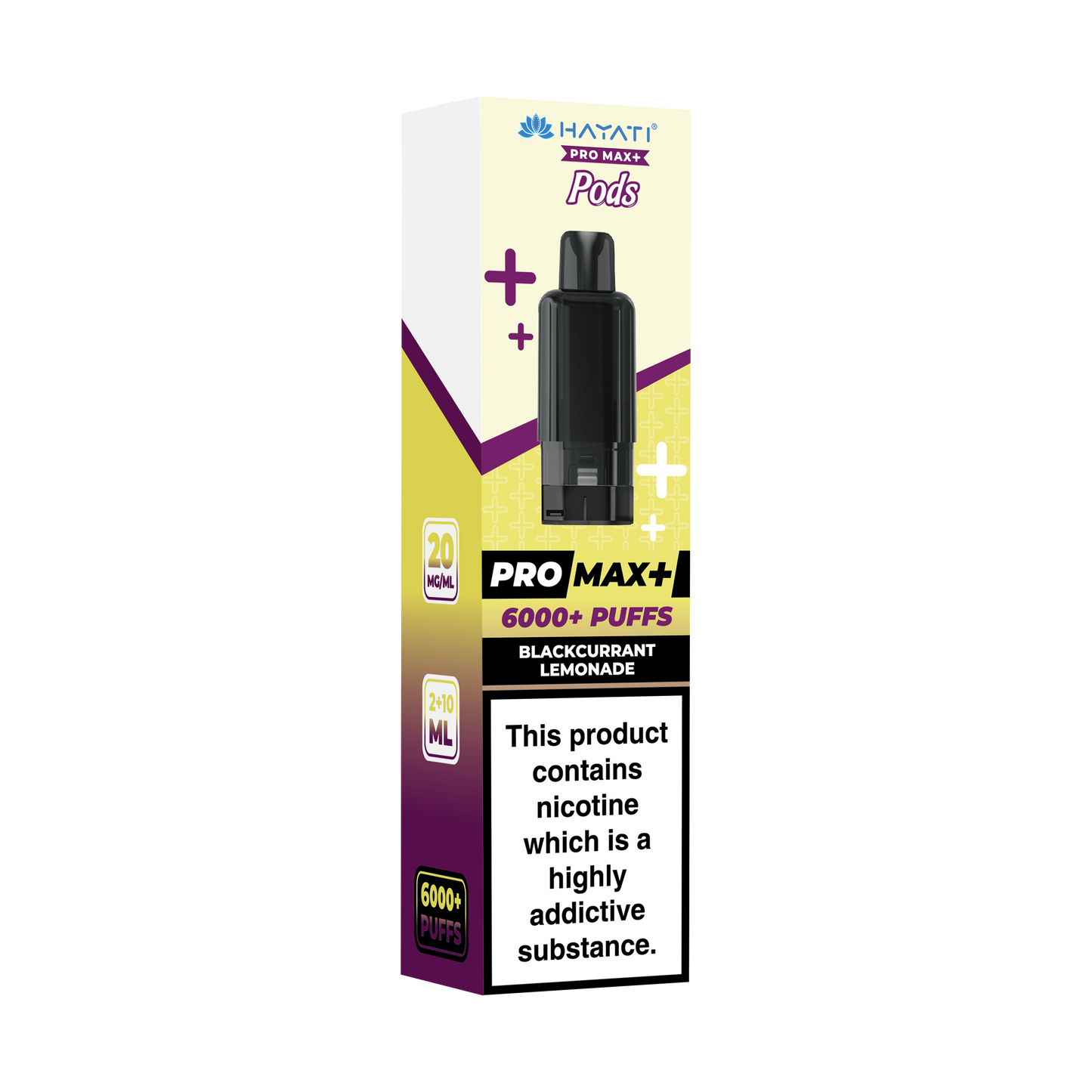 HAYATI PRO MAX+ POD BLACKCURRANT LEMONADE Refill Replacement Pod