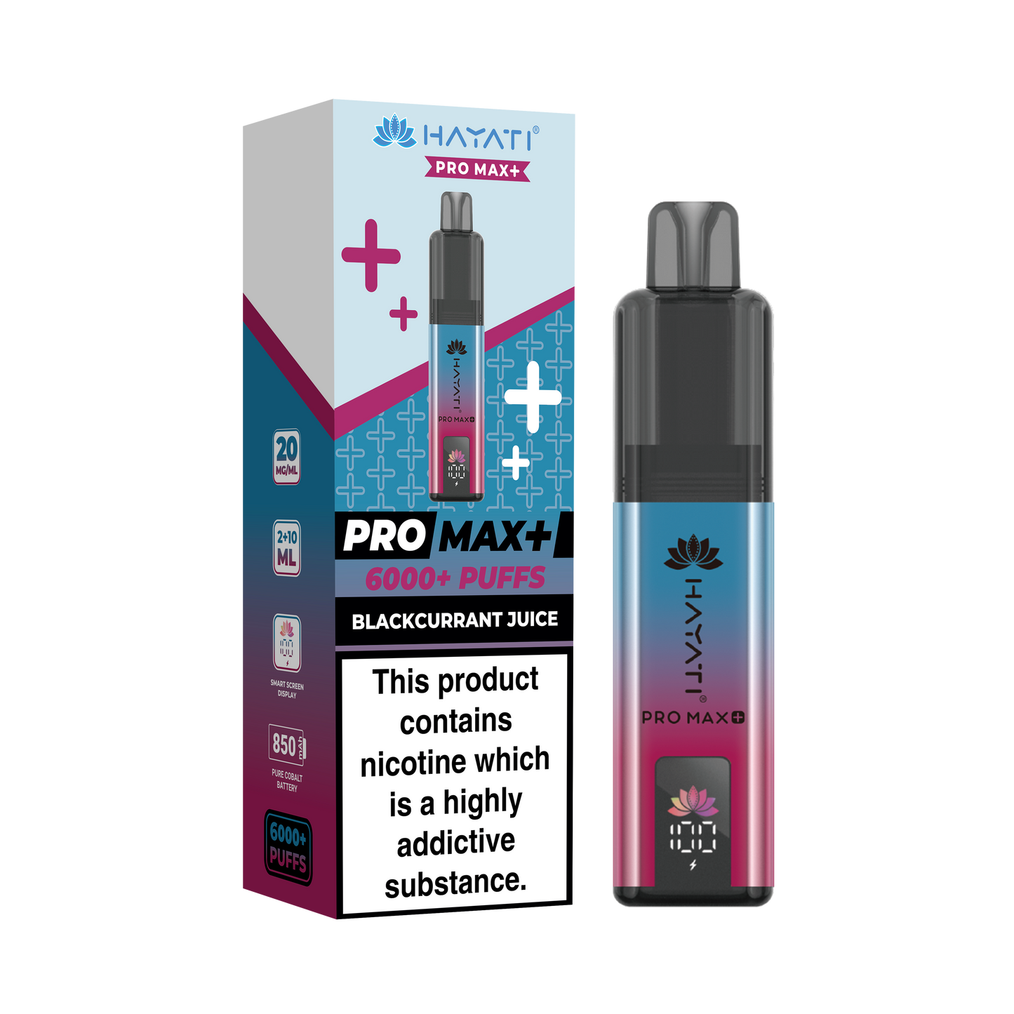 HAYATI PRO MAX PLUS KIT BLACKCURRANT JUICE 6000+Puffs