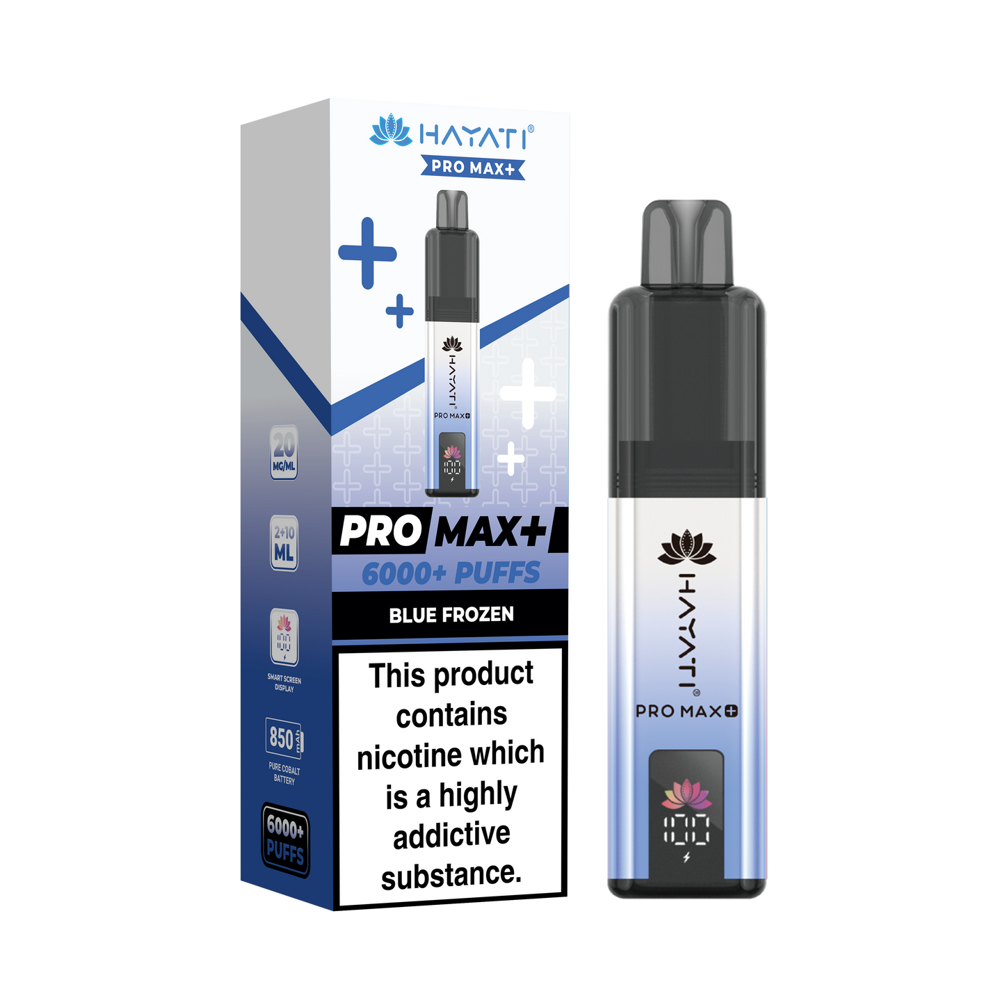 HAYATI PRO MAX PLUS KIT BLUE FROZEN 6000+Puffs
