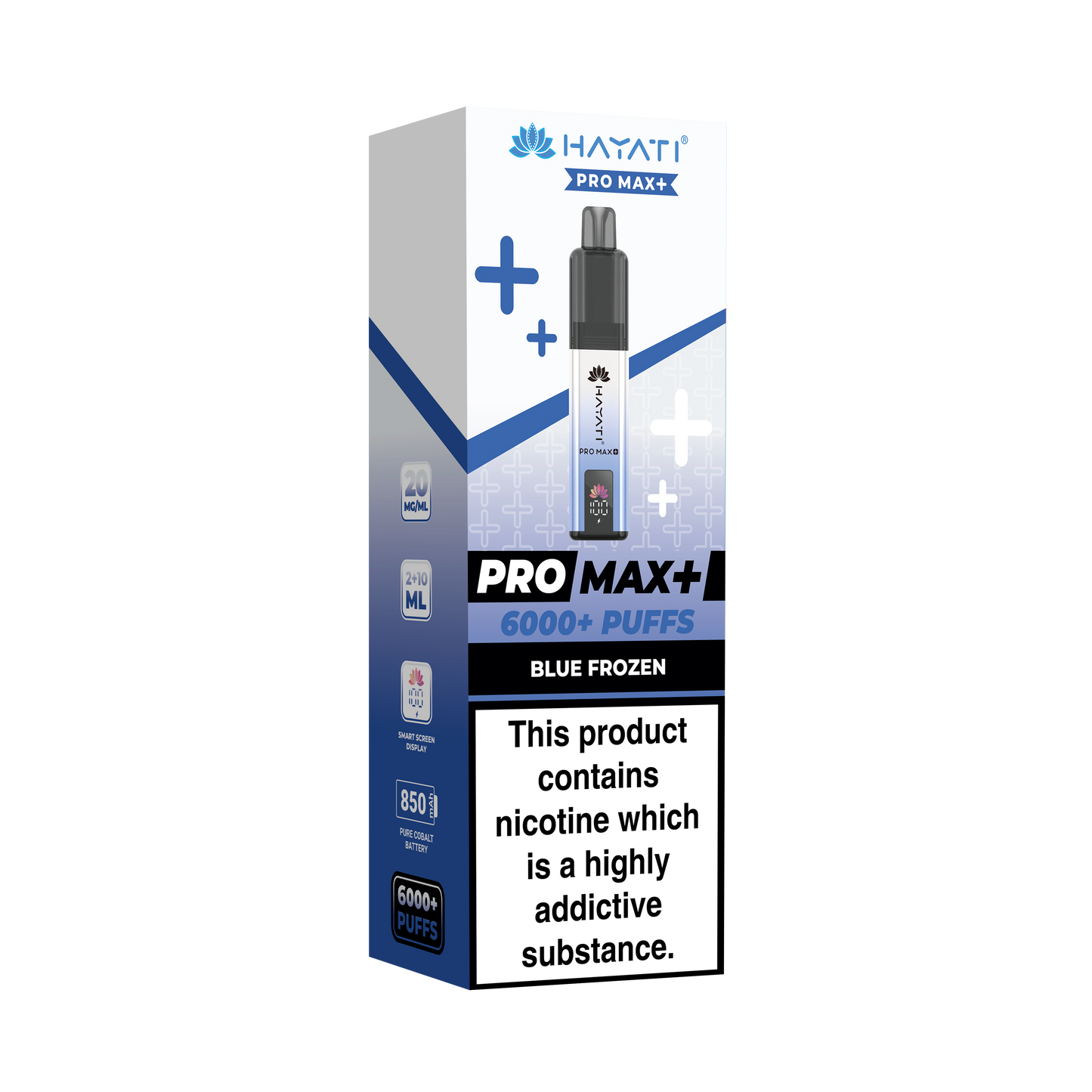 HAYATI PRO MAX PLUS KIT BLUE FROZEN 6000+Puffs
