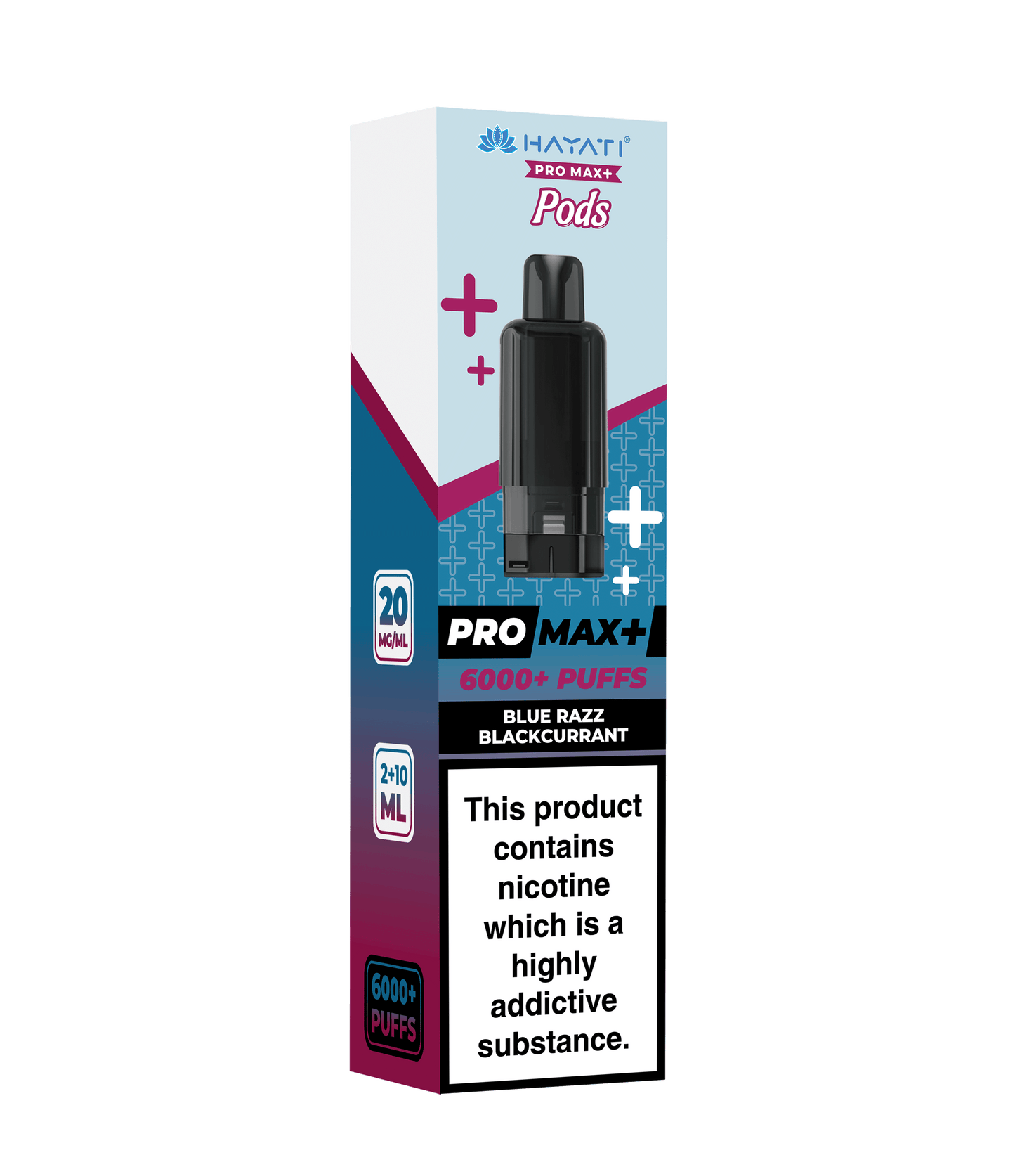 HAYATI PRO MAX+ POD BLUE RAZZ BLACKCURRANT Refill Replacement Pod