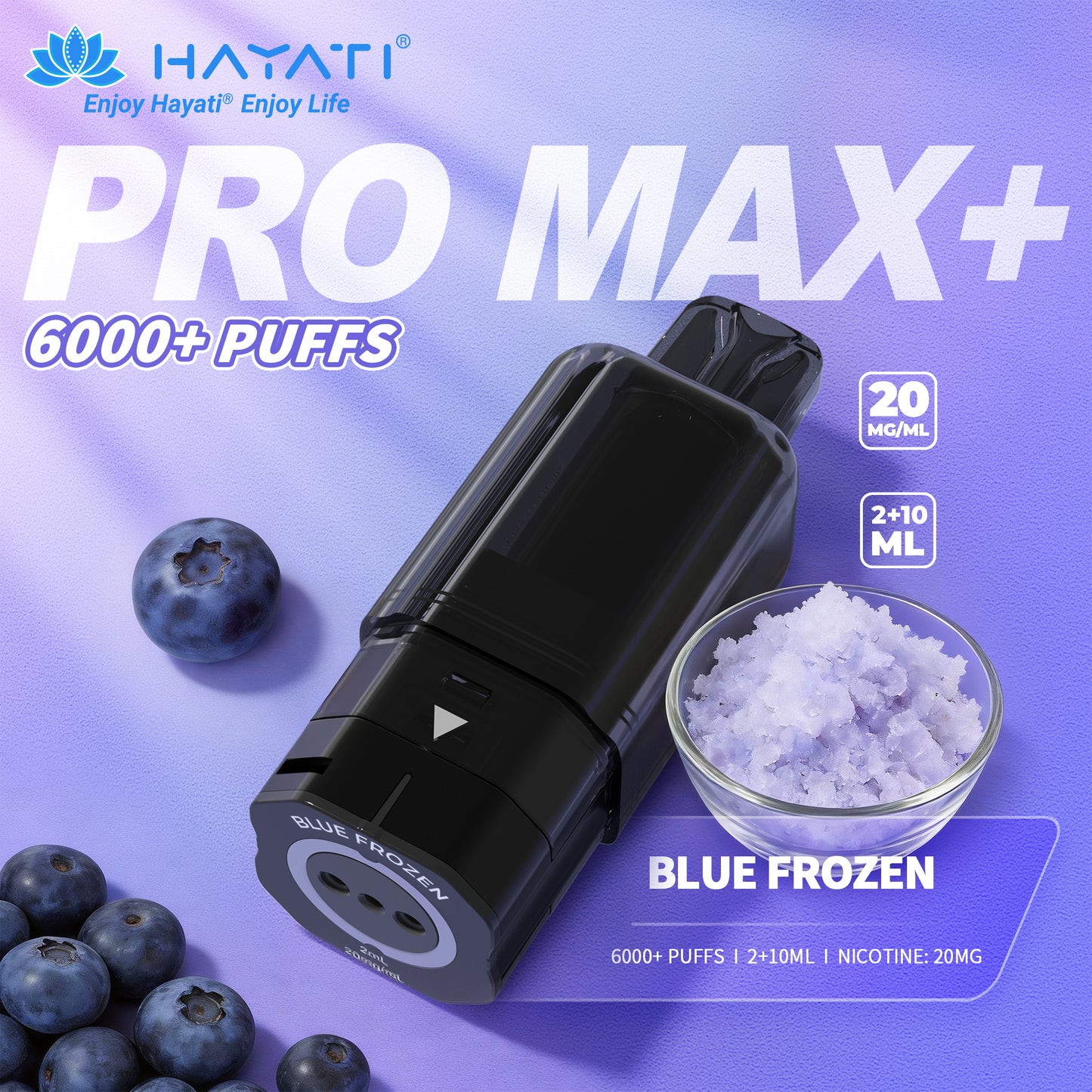 HAYATI PRO MAX+ POD BLUE FROZEN Refill Replacement Pod