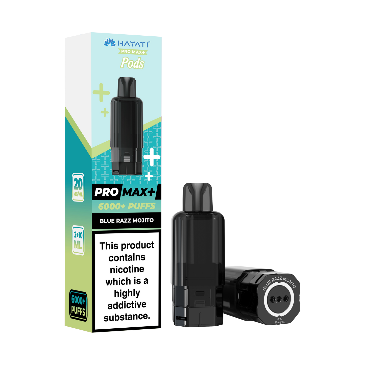 HAYATI PRO MAX+ POD BLUE RAZZ MOJITO Refill Replacement Pod