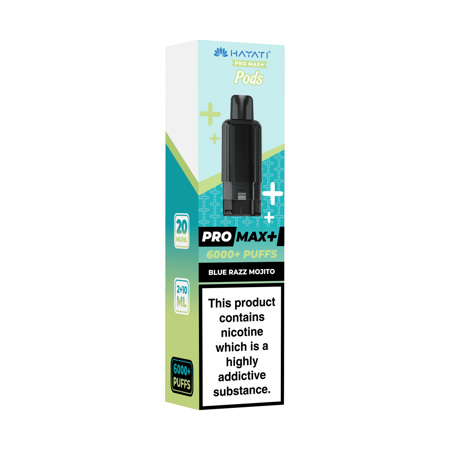 HAYATI PRO MAX+ POD BLUE RAZZ MOJITO Refill Replacement Pod