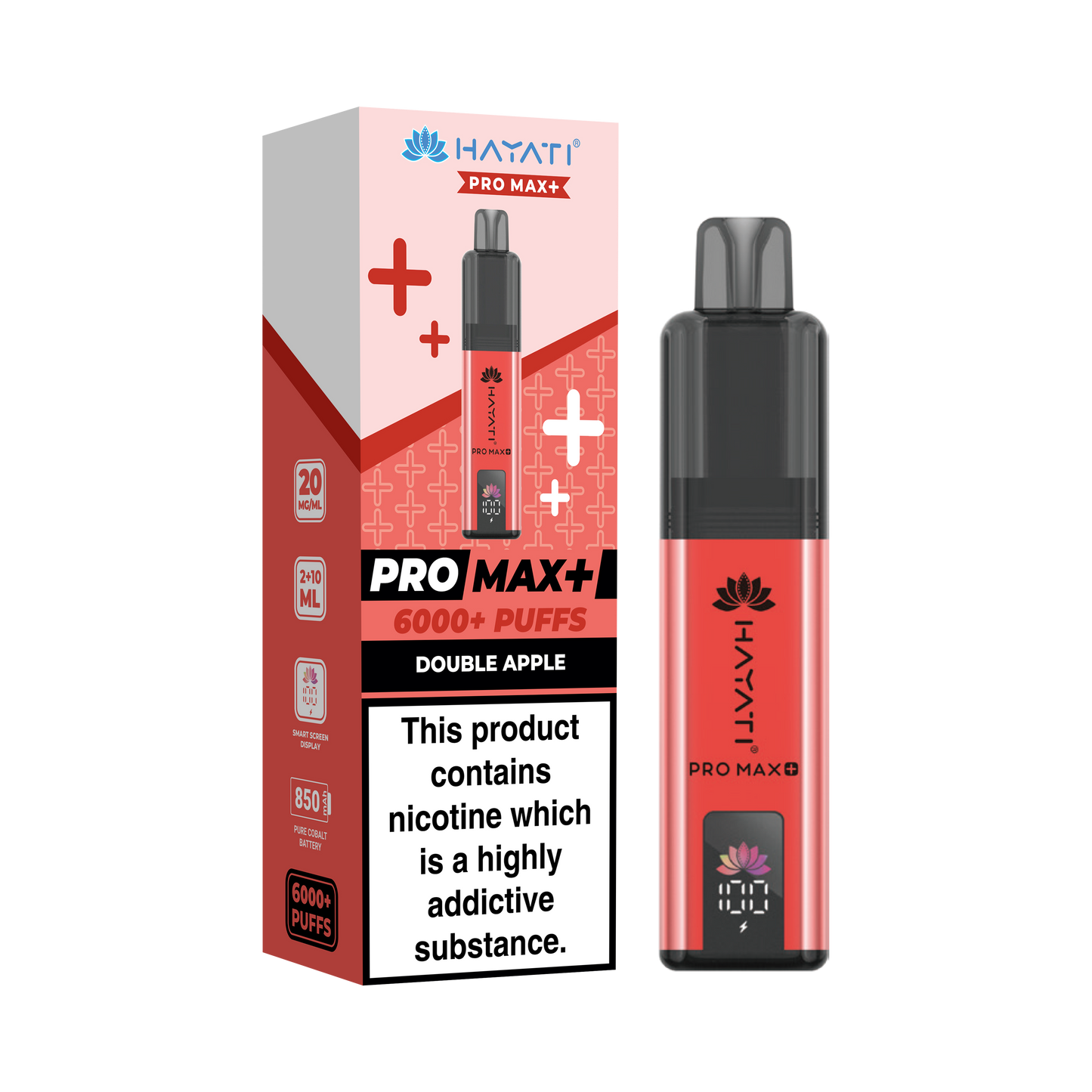 HAYATI PRO MAX PLUS KIT DOUBLE APPLE 6000+Puffs