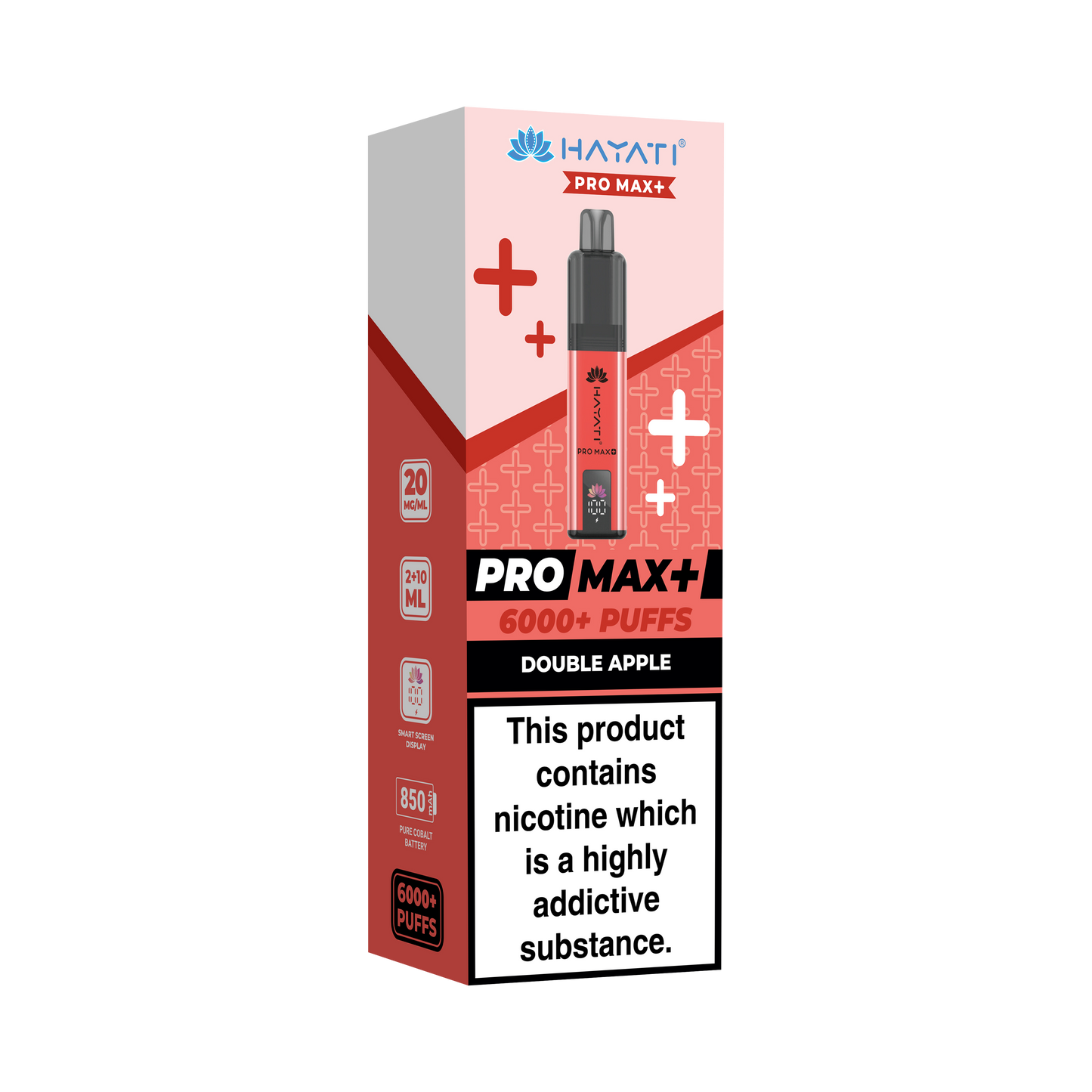 HAYATI PRO MAX PLUS KIT DOUBLE APPLE 6000+Puffs