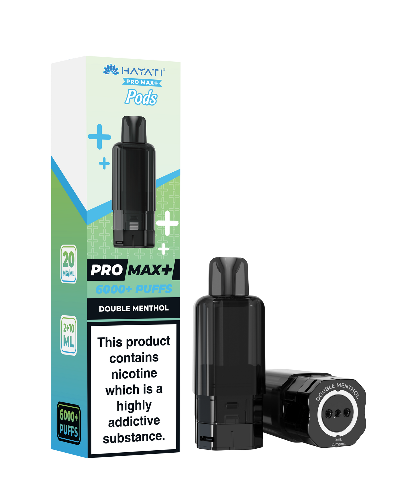 HAYATI PRO MAX+ POD DOUBLE MENTHOL Refill Replacement Pod