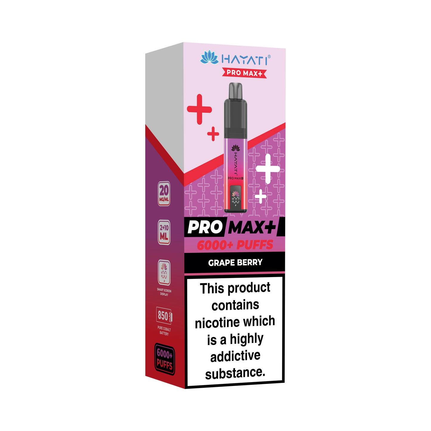 HAYATI PRO MAX PLUS KIT GRAPE BERRY 6000+Puffs