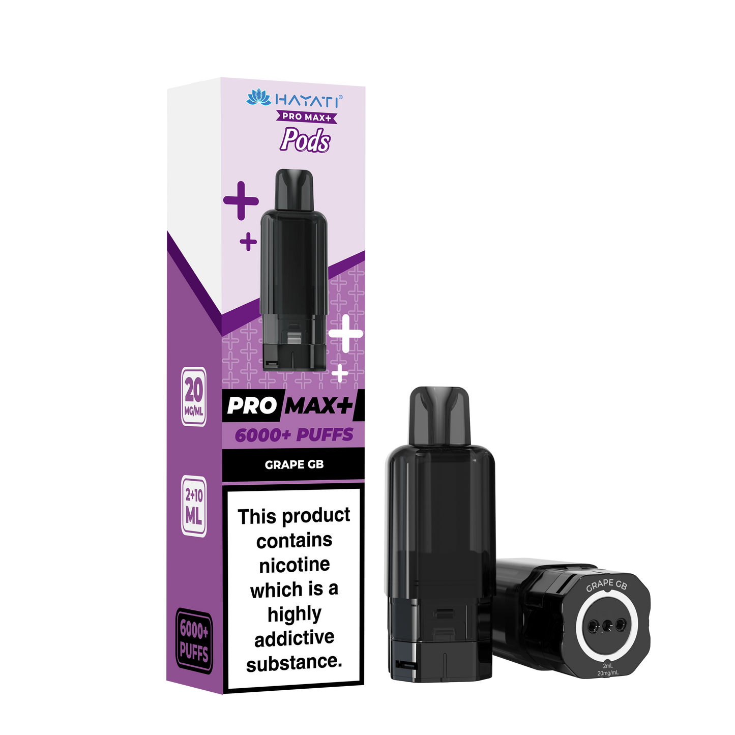 HAYATI PRO MAX+ POD GRAPE GB Refill Replacement Pod