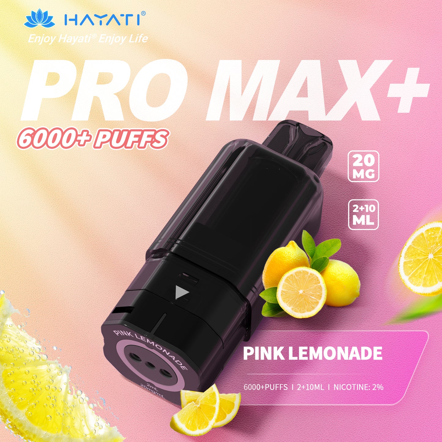 HAYATI PRO MAX+ POD PINK LEMONADE Refill Replacement Pod