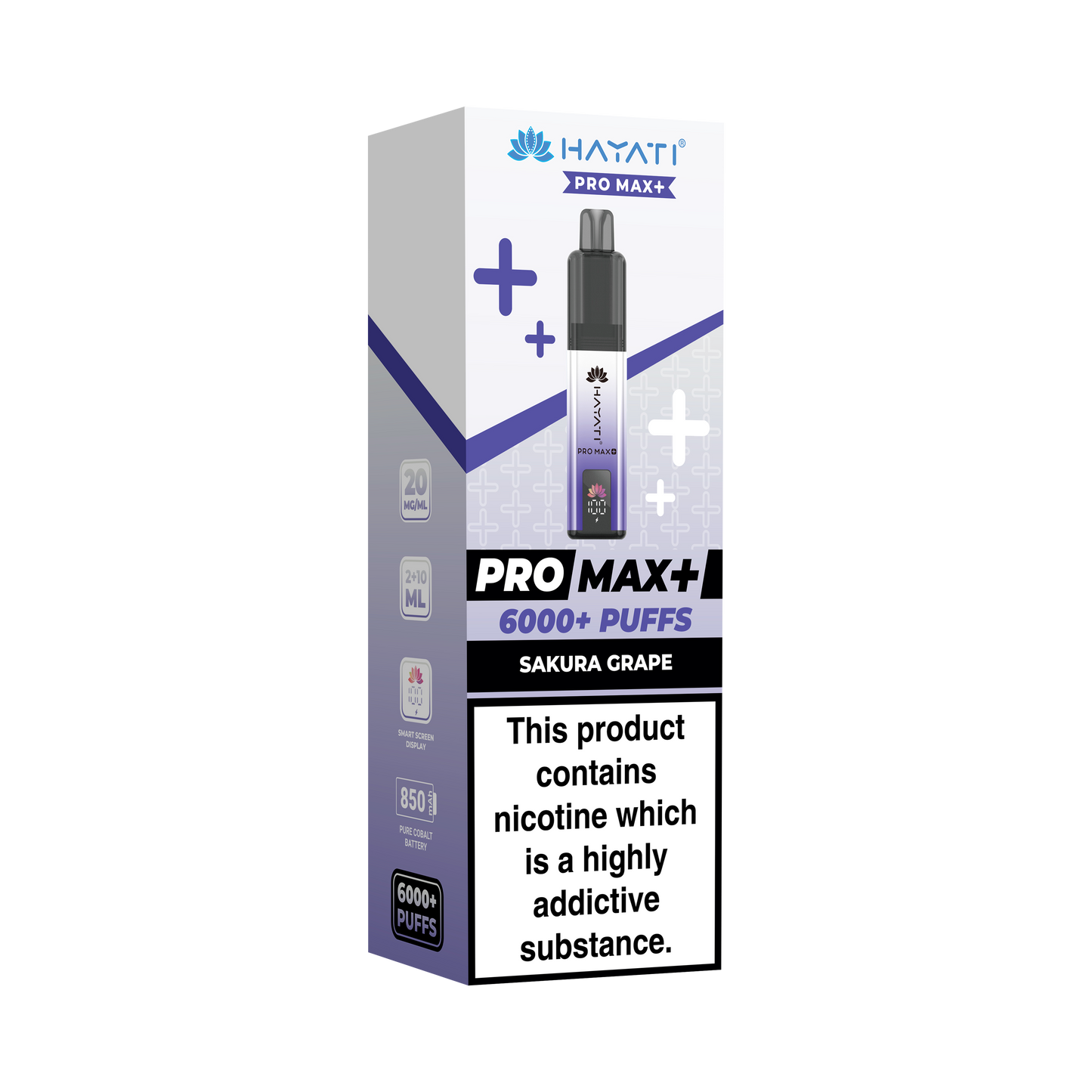 HAYATI PRO MAX PLUS KIT SAKURA GRAPE 6000+Puffs