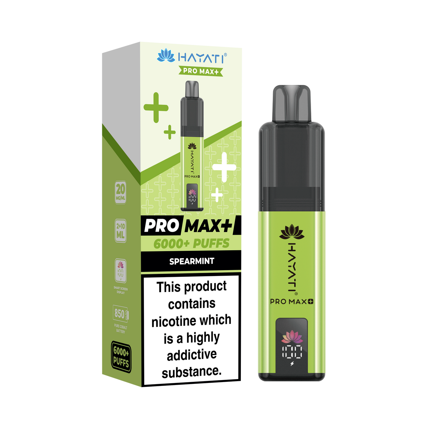 HAYATI PRO MAX PLUS KIT SPEARMINT 6000+Puffs