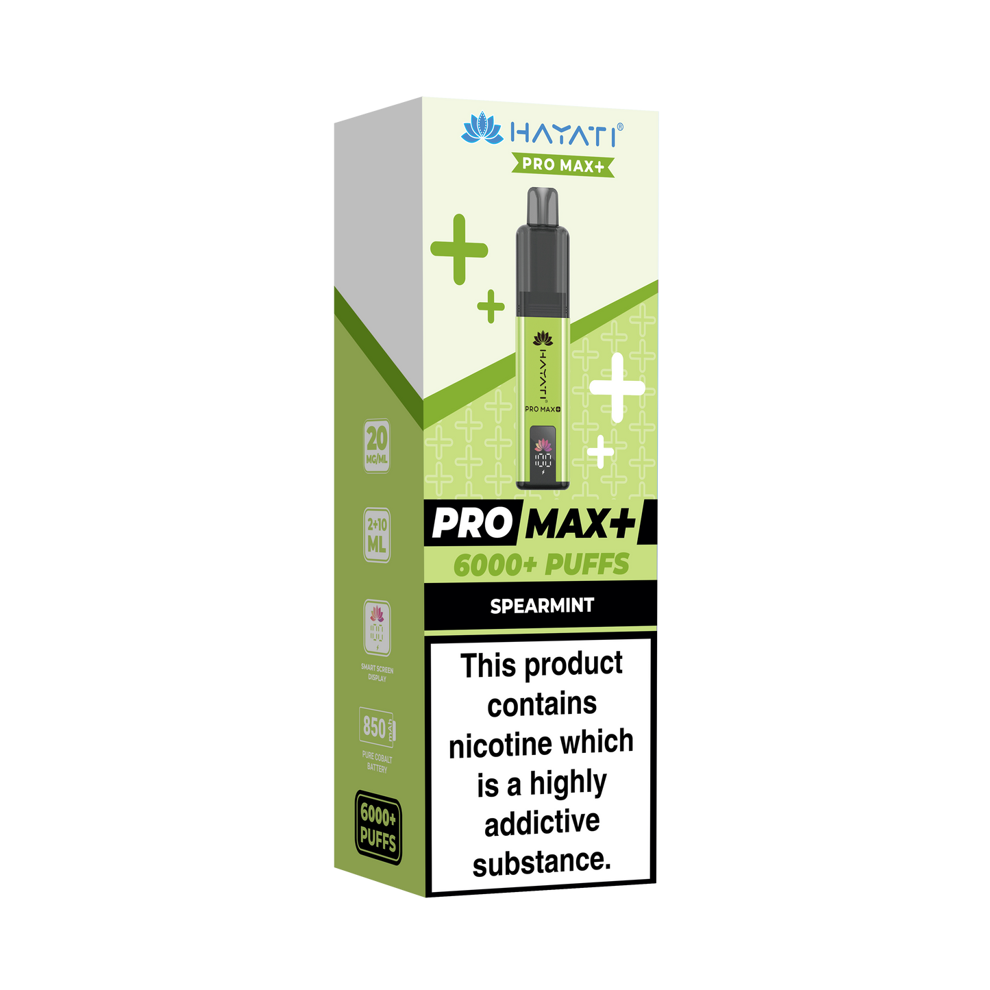HAYATI PRO MAX PLUS KIT SPEARMINT 6000+Puffs
