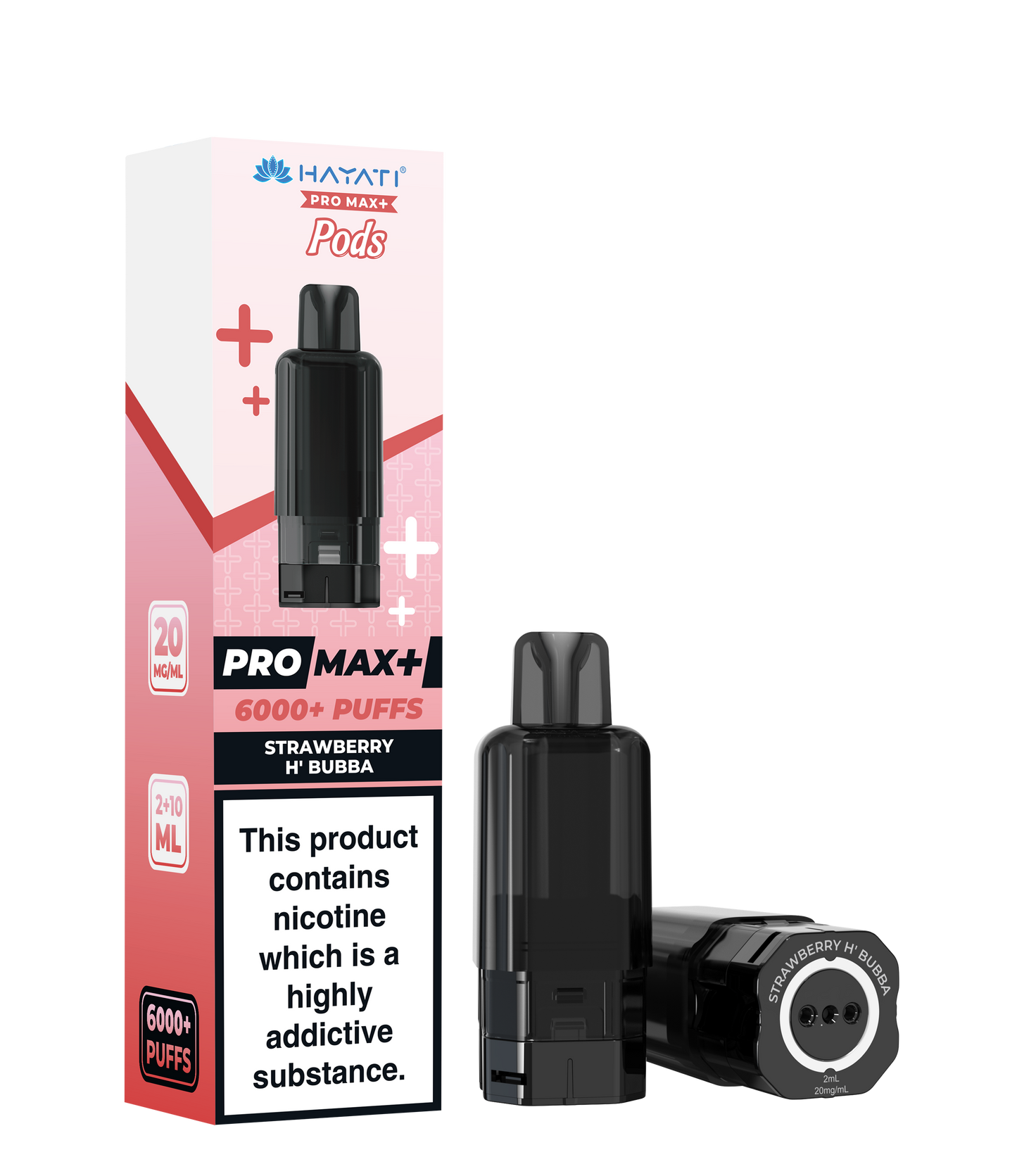 HAYATI PRO MAX+ POD STRAWBERRY  H'BUBBA Refill Replacement Pod
