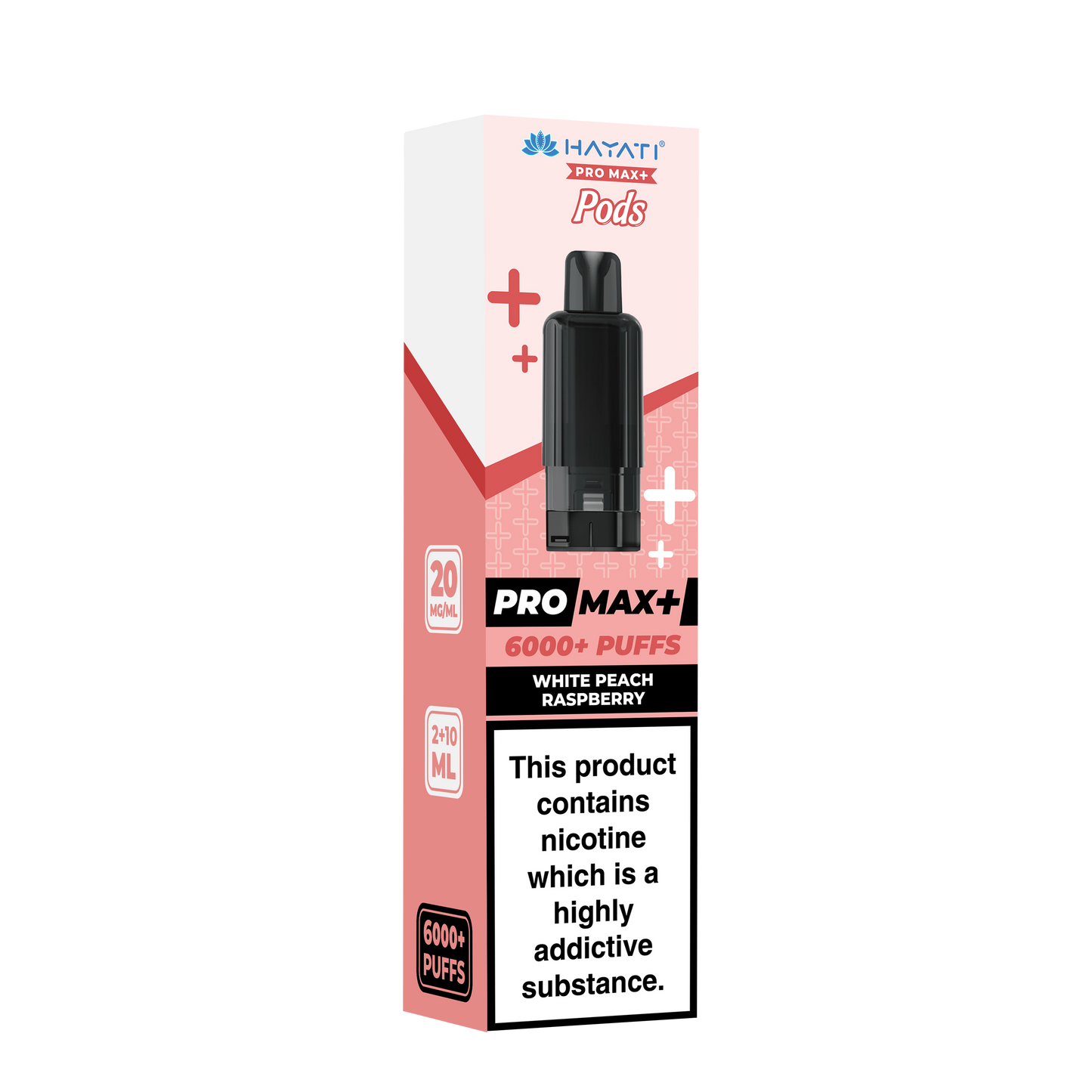 HAYATI PRO MAX+ POD WHITE PEACH RASPBERRY Refill Replacement Pod